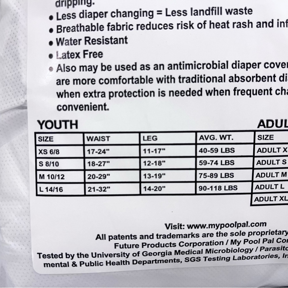 Disposable Swim Diaper - 12 pack NEW UP360 - Picture 4 of 4